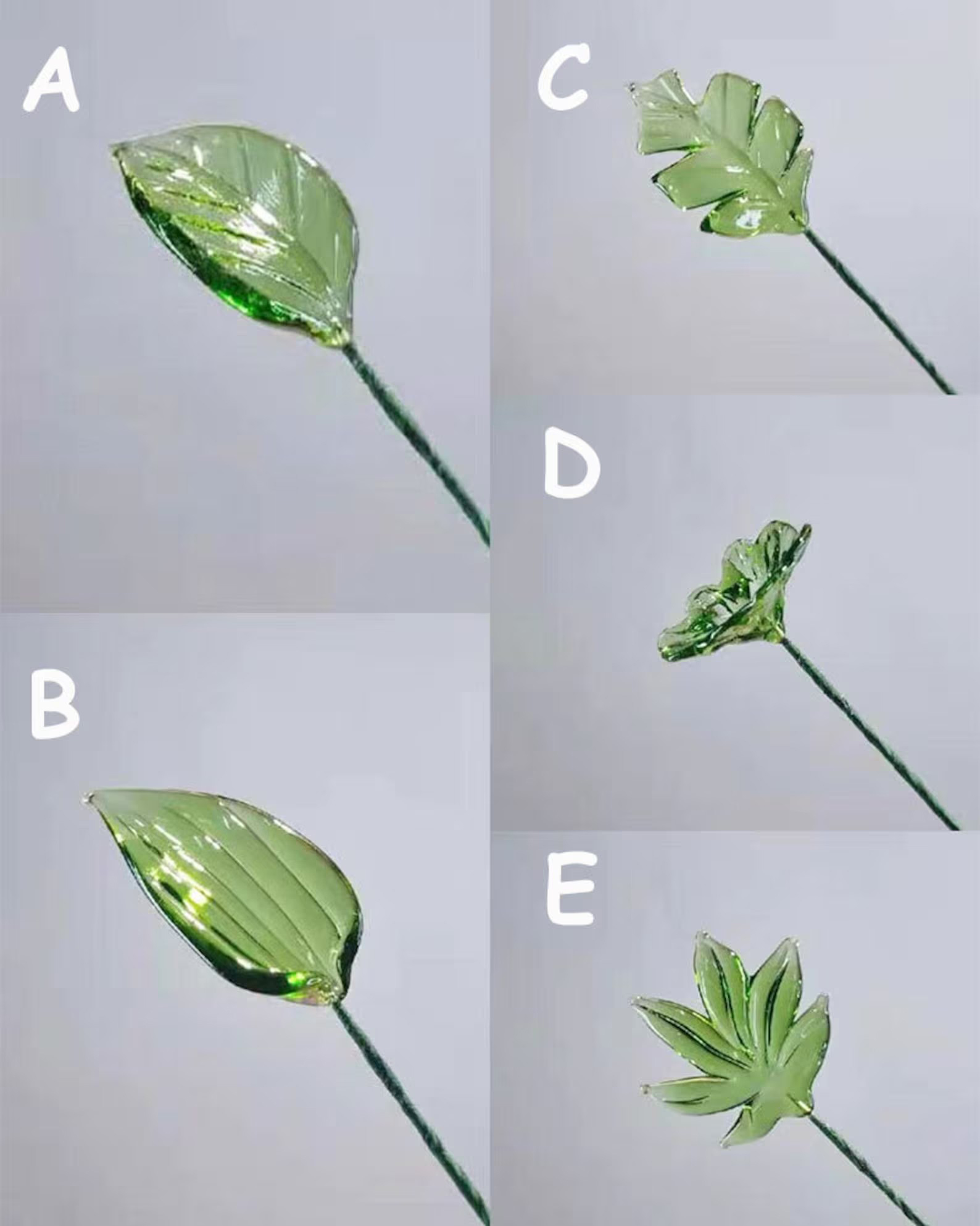 Daffodil Glass Flower in Pink/White/Yellow, Glass Narcissus Figurine, Flower Table Centerpiece, Boho Home Decor, Unique Birthay Gift for her - Image 9