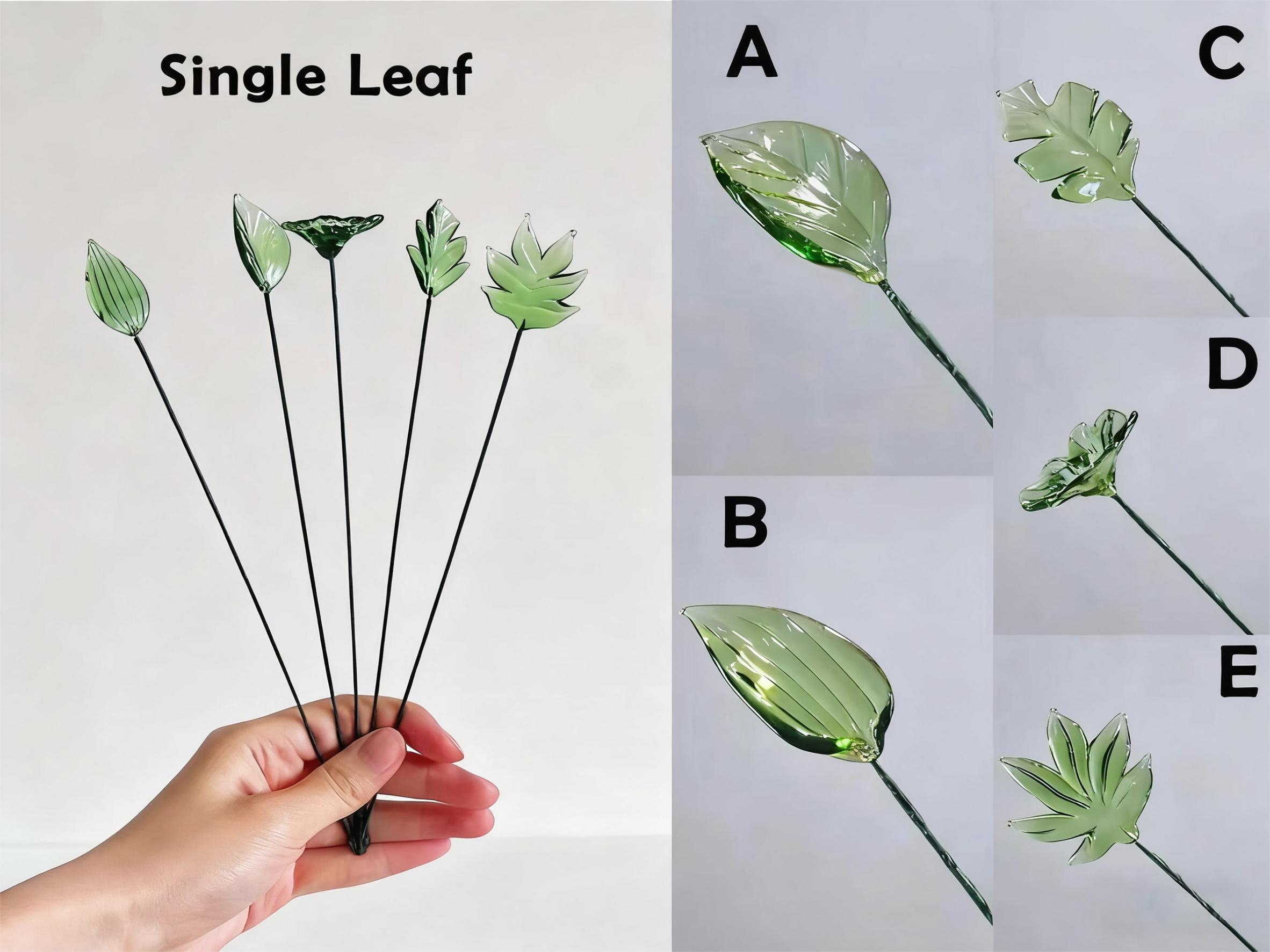 Glass Carnation Sculpture: January Birth Flower Table Centerpiece - Image 6