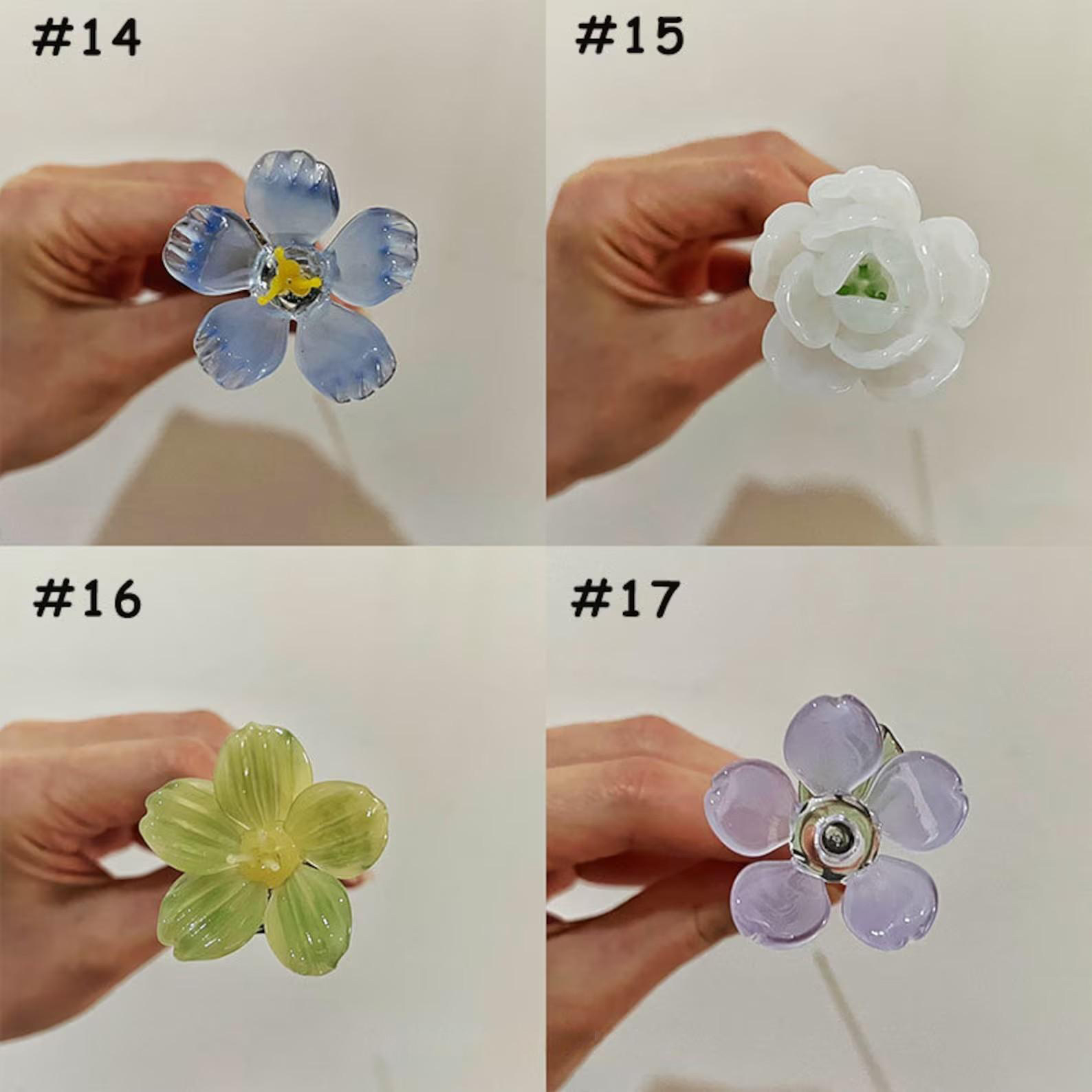 Handmade Glass Flower Figurine: Boho Home Decor - Image 7